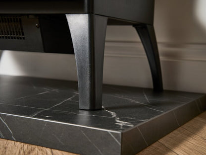 Sureflame Marlow 3-Sided Electric Stove in Black