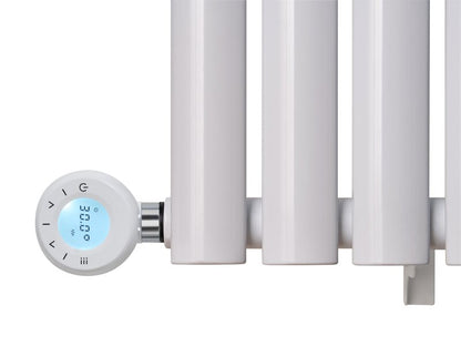 Eden Teppra 1200W Electric Column Radiator in White 600 x 1080mm
