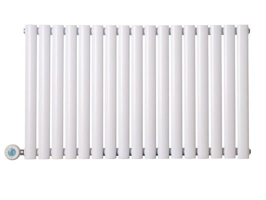 Eden Teppra 1200W Electric Column Radiator in White 600 x 1080mm