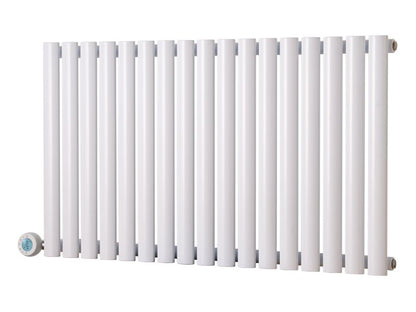Eden Teppra 1200W Electric Column Radiator in White 600 x 1080mm