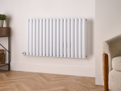 Eden Teppra 1200W Electric Column Radiator in White 600 x 1080mm