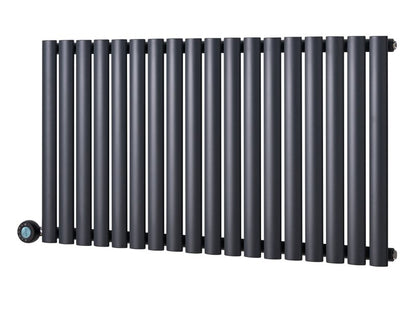 Eden Teppra 1200W Electric Column Radiator in Anthracite with Smart WiFi Control, 600 x 1080mm