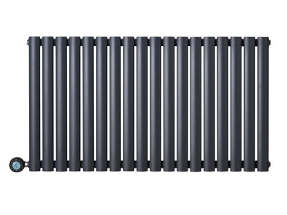 Eden Teppra 1200W Electric Column Radiator in Anthracite with Smart WiFi Control, 600 x 1080mm