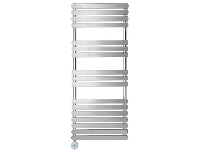 Eden Rovente 1200W Electric Towel Radiator in Chrome with Smart WiFi Control, 1200 x 500mm