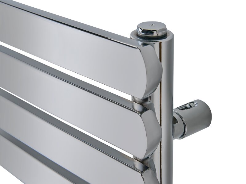 Eden Rovente 1200W Electric Towel Radiator in Chrome with Smart WiFi Control, 1200 x 500mm