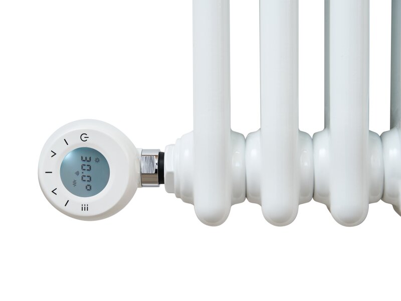 Eden Arcadia 600W Electric Column Radiator in White with Smart WiFi Control, 600 x 660mm 11313
