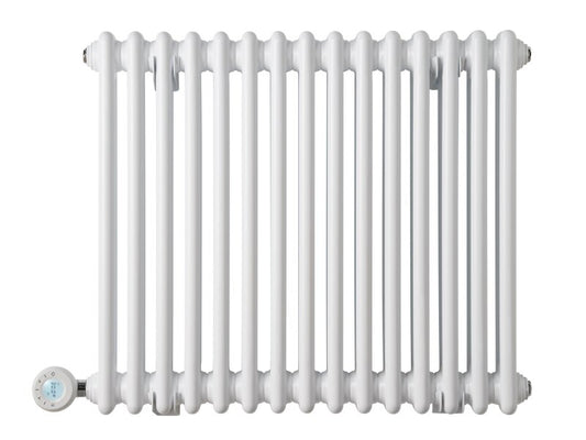Eden Arcadia 600W Electric Column Radiator in White with Smart WiFi Control, 600 x 660mm