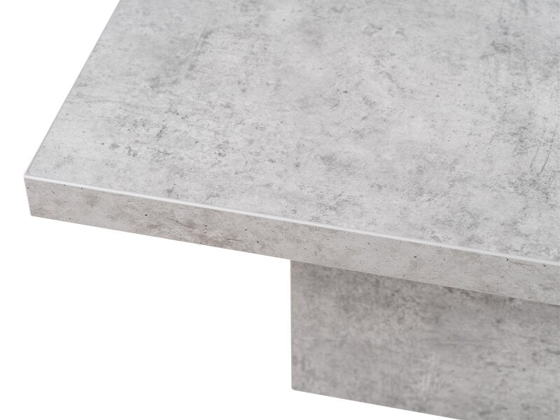 Acantha Castellon Bio Ethanol Coffee Table in Concrete Effect