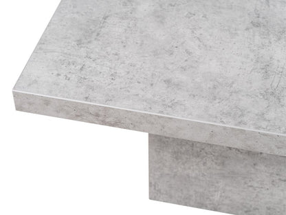 Acantha Castellon Bio Ethanol Coffee Table in Concrete Effect