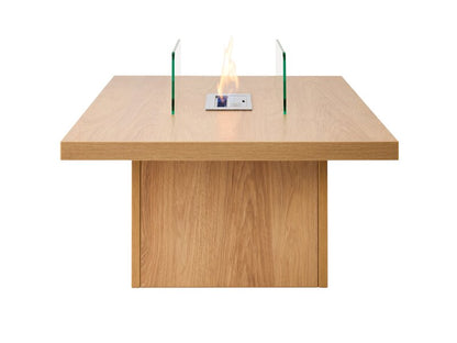 Acantha Castellon Bio Ethanol Coffee Table in Oak Effect