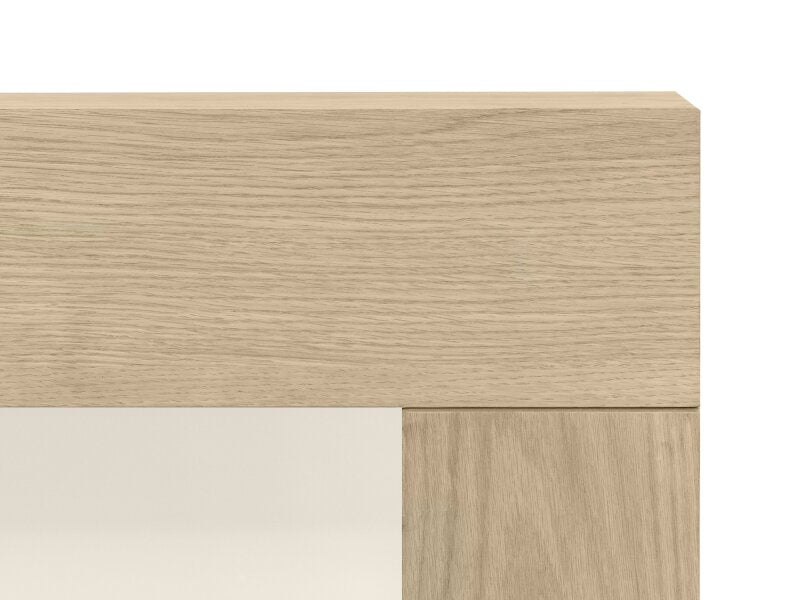 Adam Malmo Fireplace Oak & Black/Cream, 39"