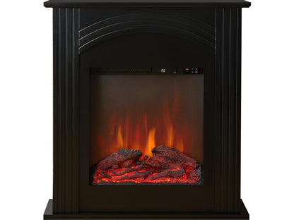 Sureflame Henlow Electric Fireplace Suite in Black, 27 Inch 11292