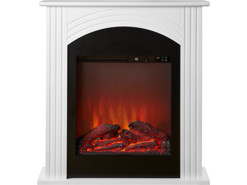 Sureflame Henlow Electric Fireplace Suite in White, 27 Inch