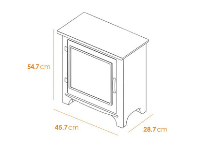 Acantha Halo Electric Stove in Cream