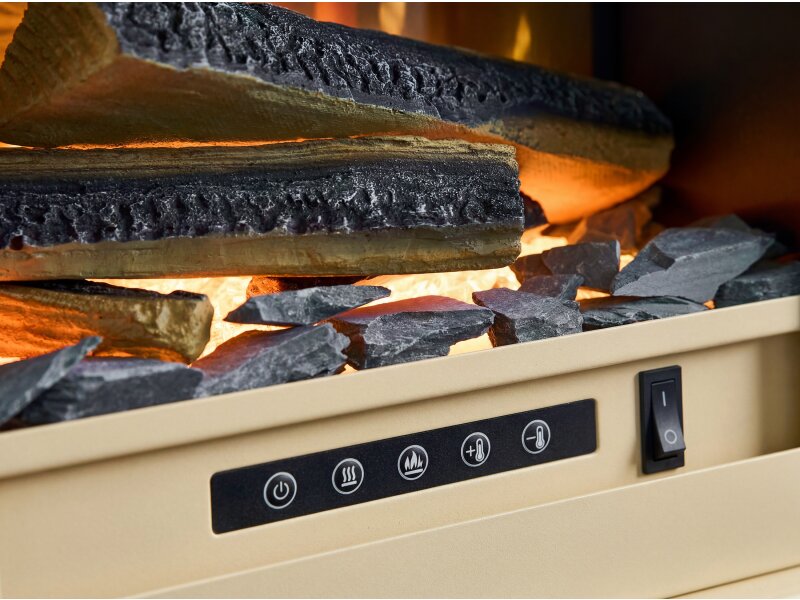 Acantha Halo Electric Stove in Cream