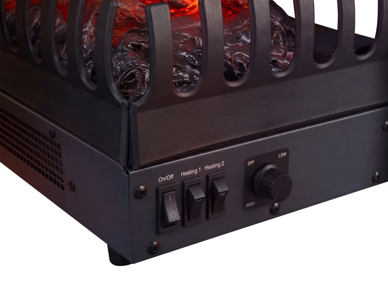 Sureflame Welford Electric Log Basket in Black