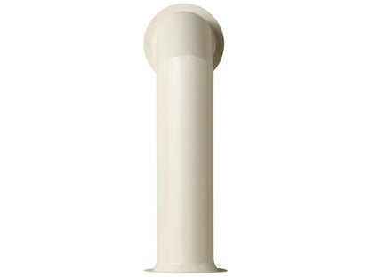 Acantha Tall Angled Decorative Metal Stove Pipe - Cream