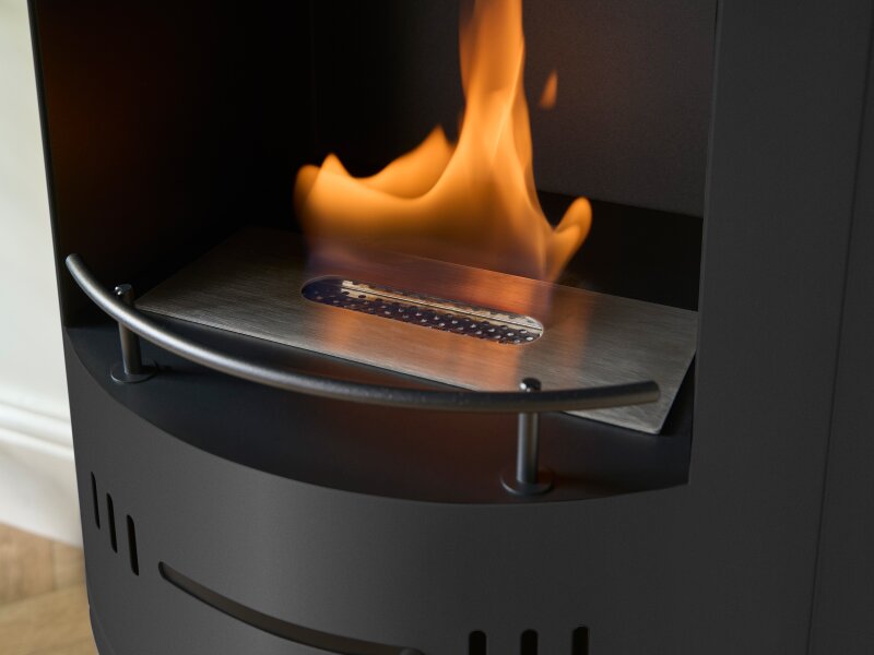 Sureflame Barila Bio Ethanol Stove in Matte Black