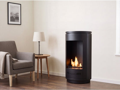 Sureflame Barila Bio Ethanol Stove in Matte Black