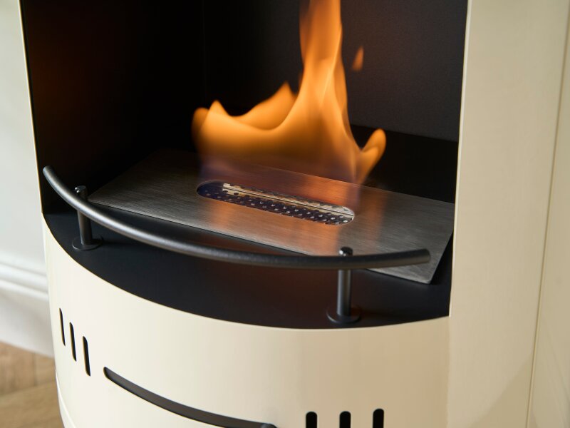 Sureflame Barila Bio Ethanol Stove in Cream