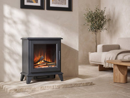 Acantha Lumen Electric Stove in Black