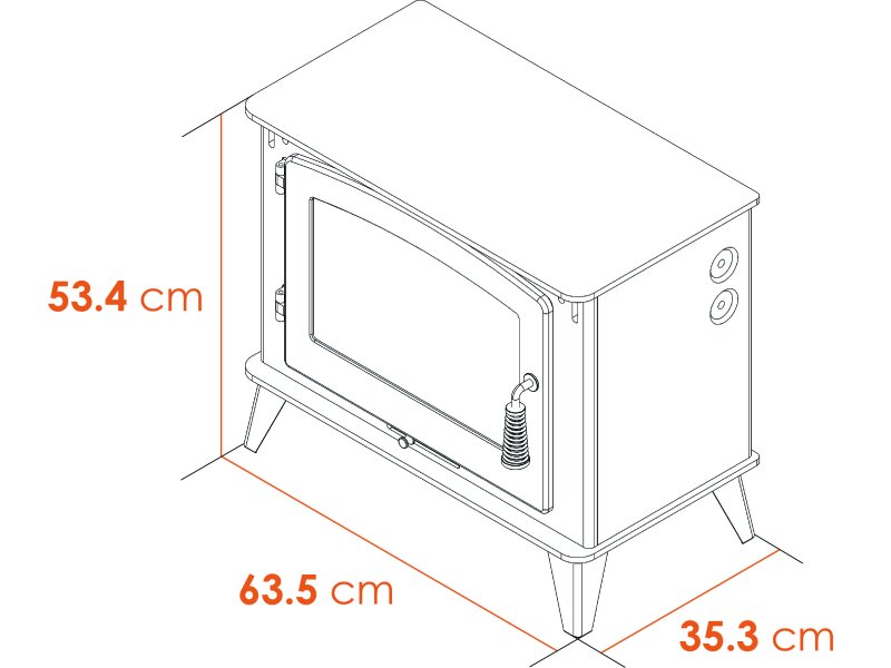 Acantha Bellagio Electric Stove Dimensions