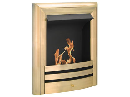 Acantha Vela Bio Ethanol Fire in Antique Brass