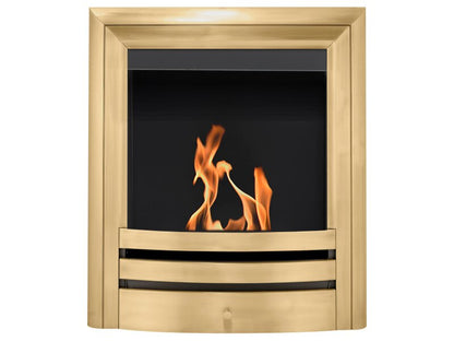 Acantha Vela Bio Ethanol Fire in Antique Brass