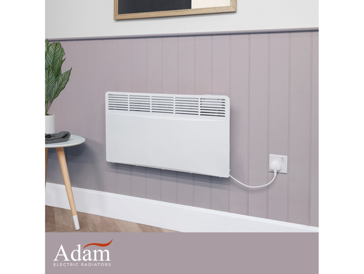 Suite Radiator Adam Amba 2000W Electric Radiator in White - 10510 – Fireplace Factory ...