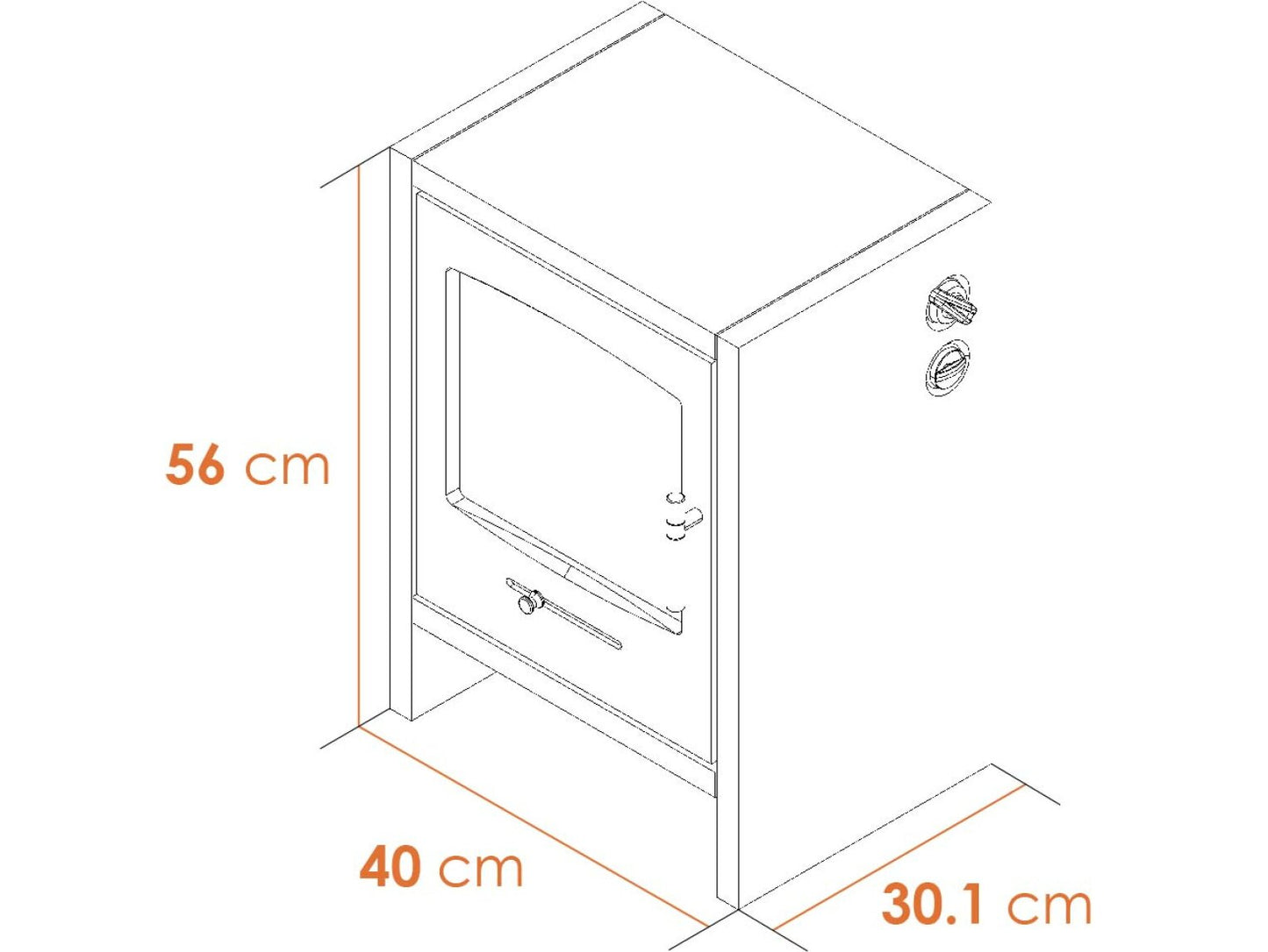 Adam Bergen Electric Stove Dimensions