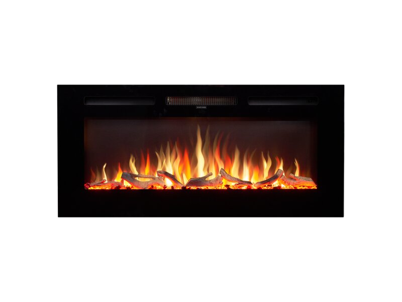Adam Orlando Inset / Wall Mounted Electric Fire, 42 Inch