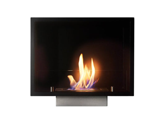 Adam Quatro Bio Ethanol Large Inset Fire in Black