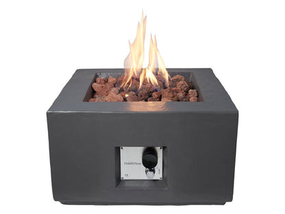 Field & Flame Aster Gas Fire Pit in Grey