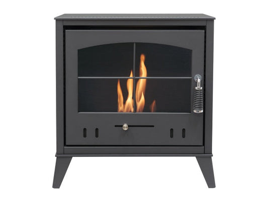 Oko S4 Bio Ethanol Stove in Charcoal Grey