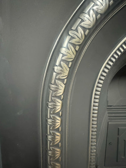 Paul Agnew - Classic Cast Iron Back Panel - Vintage Period Style Fireplace Open Fire