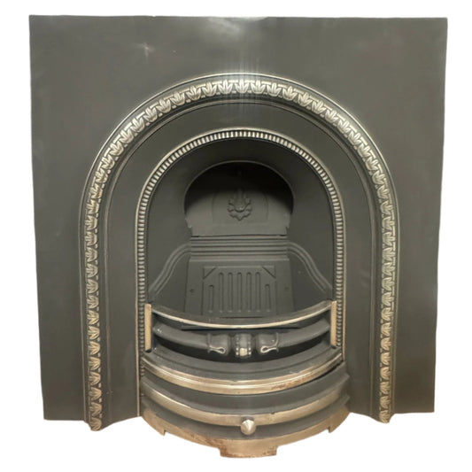 Paul Agnew - Classic Cast Iron Back Panel - Vintage Period Style Fireplace Open Fire