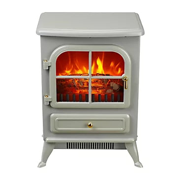 Akershus 1.85W Matt GREY FC Stone effect Electric Stove