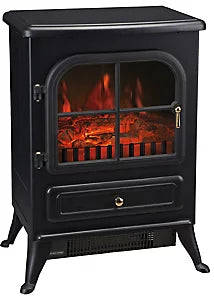 Akershus Traditional 1.85kW Cast iron effect Electric Stove