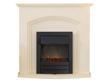 Load image into Gallery viewer, Adam Truro Fireplace Suite in Cream with Colorado Electric Fire in Black, 41 Inch
