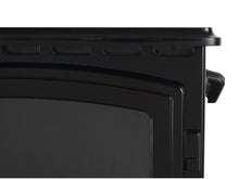 Load image into Gallery viewer, Adam Aviemore Electric Stove Black Enamel + Straight Stove Pipe
