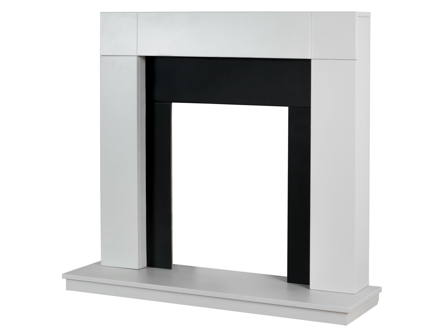 Adam Malmo Fireplace Pure White & Black/Pure White, 39