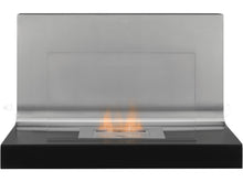 Load image into Gallery viewer, The Crescent Wall Mounted Bio Ethanol Fire Stainless Steel, 31&quot;

