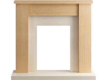 Load image into Gallery viewer, Adam Solus Fireplace in Oak, 39 Inch
