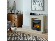 Load image into Gallery viewer, Adam Fareham Fireplace Suite Stone Effect + Colorado Electric Fire Black, 39&quot;

