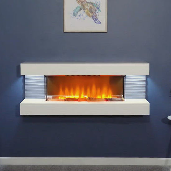 Sureflame WM-9332 Electric Wall Mounted Fire