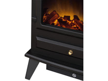 Load image into Gallery viewer, Adam Hudson Electric Stove Black + Angled Stove Pipe
