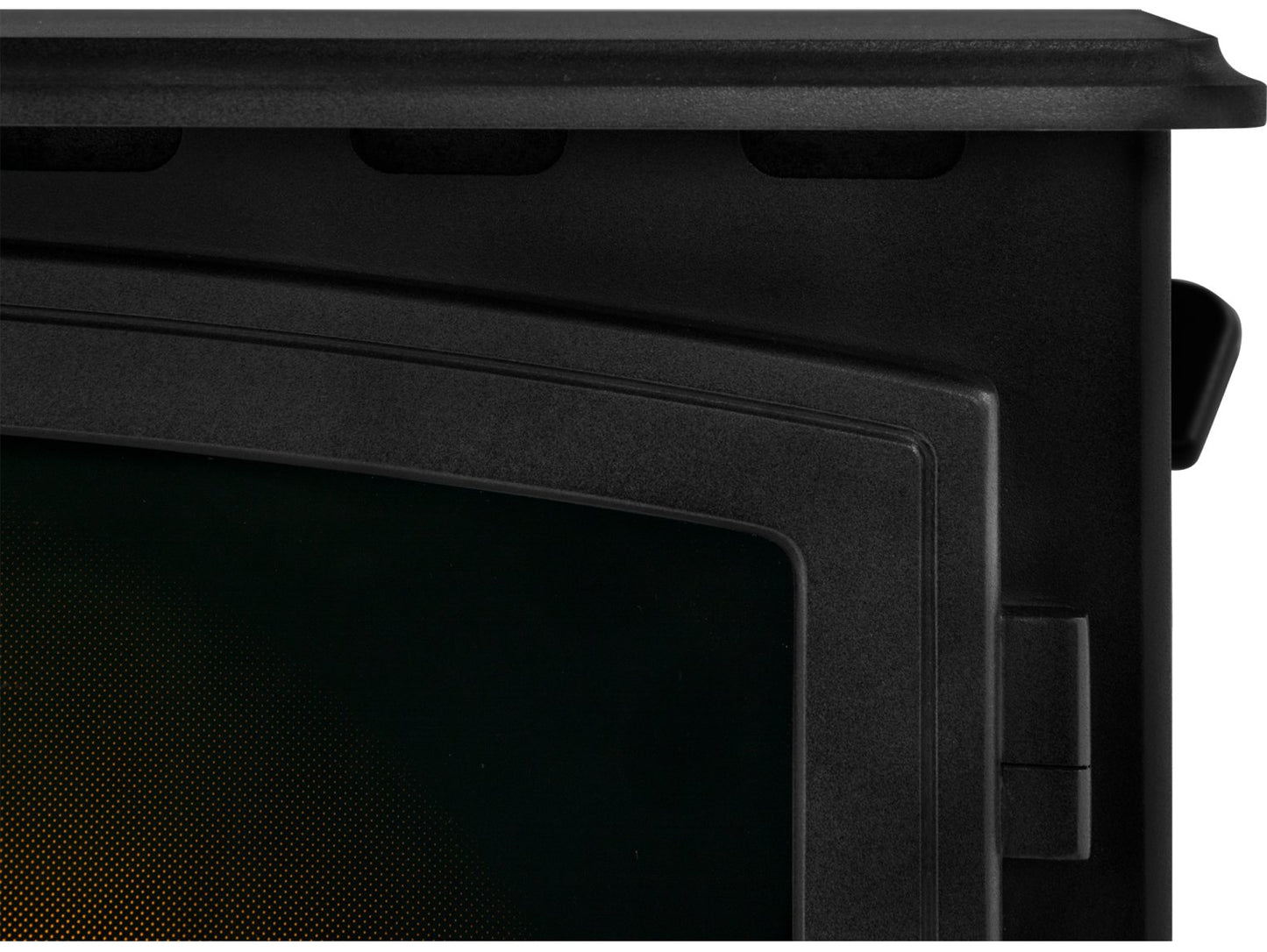 Adam Woodhouse Electric Stove Black + Angled Stove Pipe