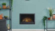 Load and play video in Gallery viewer, Adam Toronto Electric Wall Inset Fire + Logs &amp; Remote Control Black
