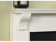 Load image into Gallery viewer, Adam Harrogate Stove Suite + Aviemore Electric Stove White Enamel, 39&quot;
