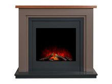 Load image into Gallery viewer, Adam Neston Electric Fireplace Suite in Charcoal Grey, 44 Inch
